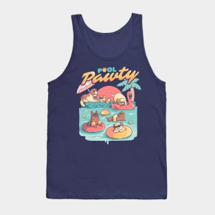 Pool Pawty - Cute Summer Dog Gift Tank Top